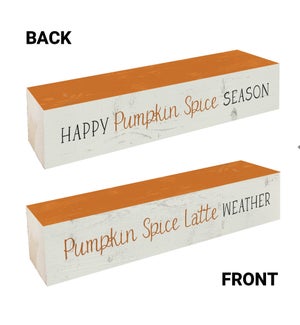 Pumpkin Spice Latte Weather Block